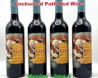 Lot 64 4 pcs 2010 Mollydooker Enchanted Path Red Wine 