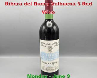 Lot 31 1982 Bodegas VegaSicilia Ribera del Duero Valbuena 5 Red Wine 