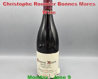 Lot 168 1991 Domaine G. Roumier Christophe Roumier Bonnes Mares Wine