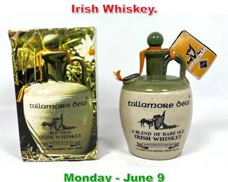 Lot 235 Tullamore Dew Rare old Irish Whiskey.