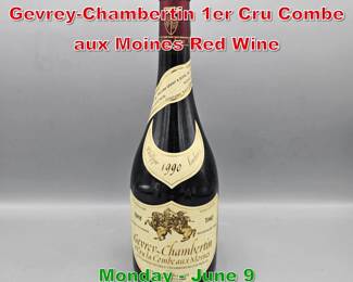 Lot 122 1990 Philippe Leclerc GevreyChambertin 1er Cru Combe aux Moines Red Wine