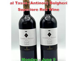 Lot 30 2 pcs 2018 Tenuta Guado al Tasso Antinori Bolgheri Superiore Red Wine
