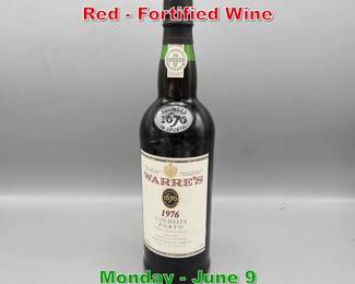 Lot 157 1976 Warre Porto Colheita Red Fortified Wine