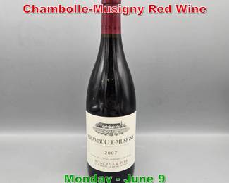Lot 109 2007 Dujac Fils et P ere ChambolleMusigny Red Wine