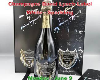 Lot 192 2003 Dom Perignon Champagne David Lynch Label White Sparkling