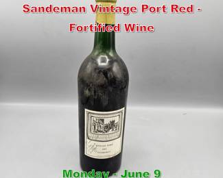 Lot 179 1963 Berry Bros. and Rudd Sandeman Vintage Port Red Fortified Wine