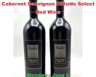 Lot 126 2 pcs 2002 Shafer Cabernet Sauvignon Hillside Select Red Wine 