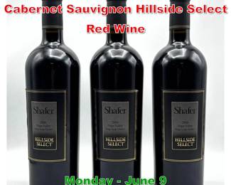 Lot 128 3 pcs 2006 Shafer Cabernet Sauvignon Hillside Select Red Wine