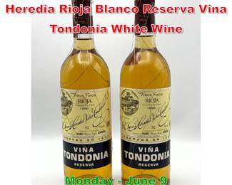 Lot 69 2 pcs 1996 R. Lopez de Heredia Rioja Blanco Reserva Vina Tondonia White Wine
