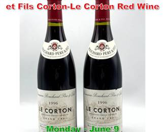 Lot 93 2 pcs 1996 Bouchard P ere et Fils CortonLe Corton Red Wine