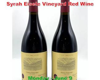 Lot 132 2 pcs 2005 Araujo Estate Syrah Eisele Vineyard Red Wine