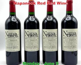 Lot 91 4 pcs 2017 Dominus Napanook Red Red Wine