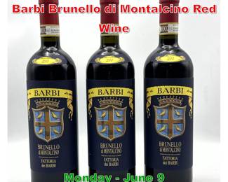 Lot 27 3 pcs 2010 Fattoria dei Barbi Brunello di Montalcino Red Wine 