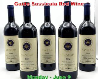 Lot 170 5 pcs 2006 Tenuta San Guido Sassicaia Red Wine