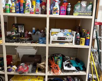 Miscellaneous items in the garage