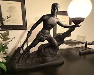 Art deco lamp