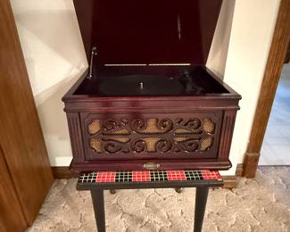 Old-time looking phonograph.