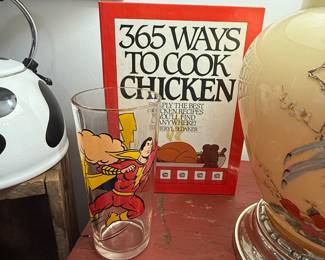 SHAZAM. An often overlooked DC Superhero. And look! A chicken recipe for every day of the year.