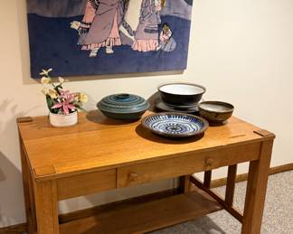 VINTAGE LIBRARY TABLE
