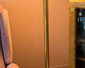 STIFFEL TOMMI PARZINGER LOTUS PEDAL FLOOR LAMP MID CENTURY REGENCY