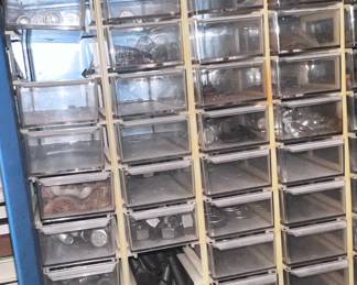 Vintage tool/nail drawer storage