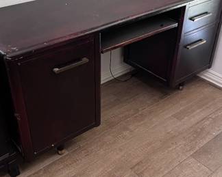 MCM desk w/ file drawer