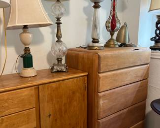MCM furniture and lots and lots lamps!