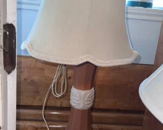 Vintage glass lamps