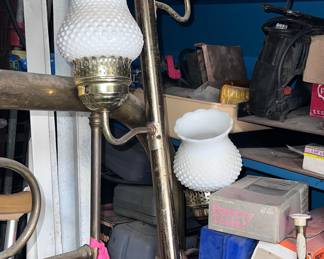 Vintage pole lights