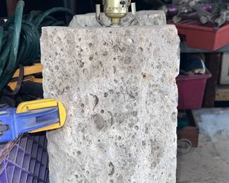 Vintage (1980) stone lamps (3)