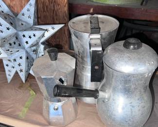 Vintage coffee pots
