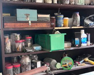 Miscellaneous tools and building supplies