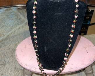 Cloisonné necklace