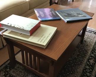 Mission coffee table