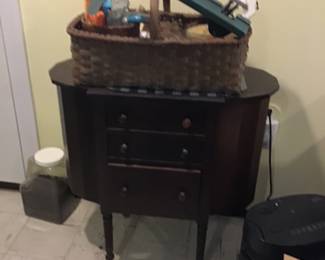Sewing stand and whirly gig