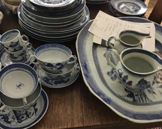 Assorted Canton china