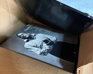 Several boxes of albums
