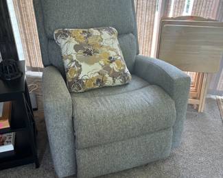 Gray recliner/rocker nice