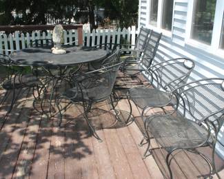 Outdoor Iron Patio Set