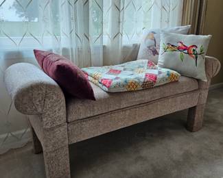Upholstered Storage Bench