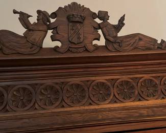 Detail of china cabinet
