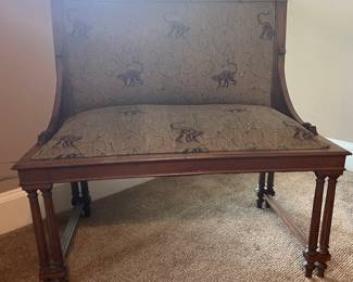 Walnut bench