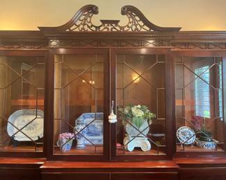 Chippendale Bookcase/China cabinet