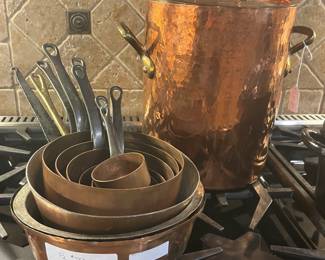Copper pots