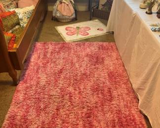 Area rug matching bedding