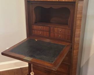 Inside of secretaire