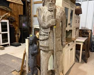 Hand carved Mountain Man