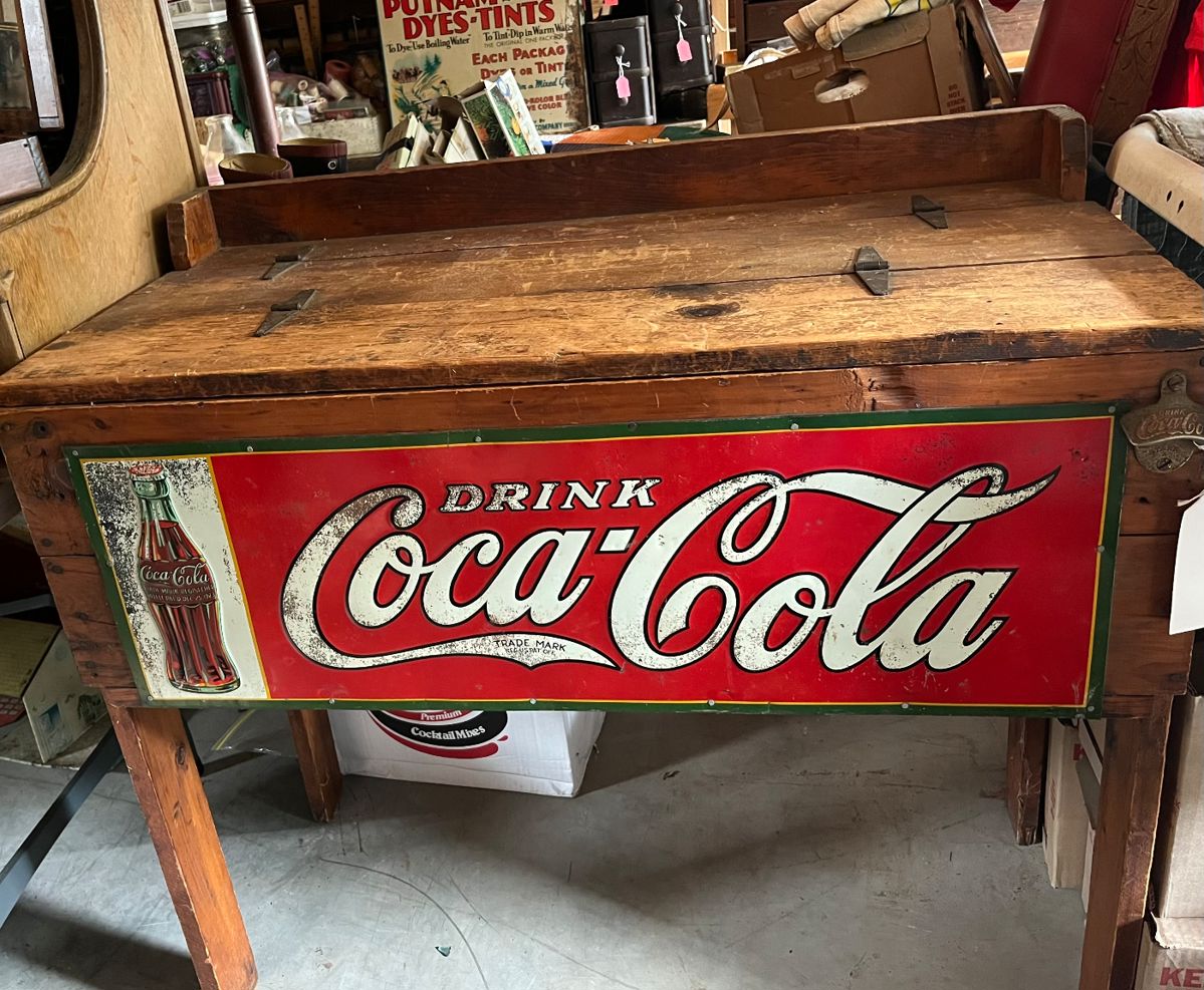 Antique Coca-Cola Cooler