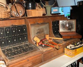 3 section McCaskey cash register system