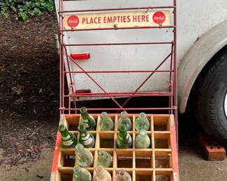 Holds 3 crates for returns